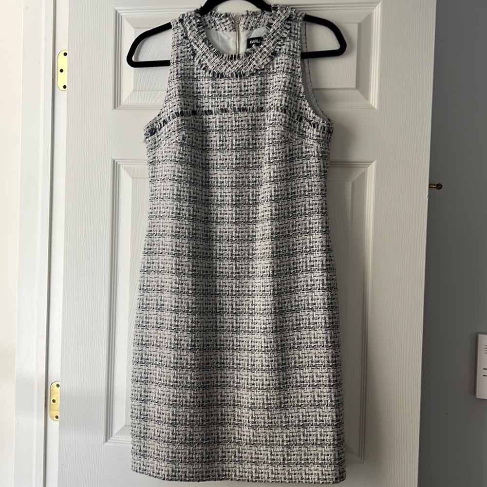 Twill Knee Length Dress